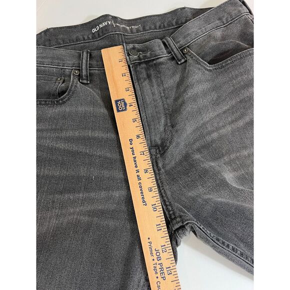 Old Navy Men's Slim Stretch Jeans Grey Wash Size 36 x 32 - Picture 7 of 9